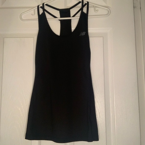 Black New Balance Athletic Tank Top - Picture 3 of 4